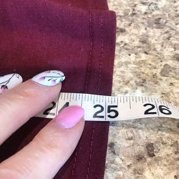 Unlisted Women's Maroon T-Shirt Size Medium - Picture 12 of 13